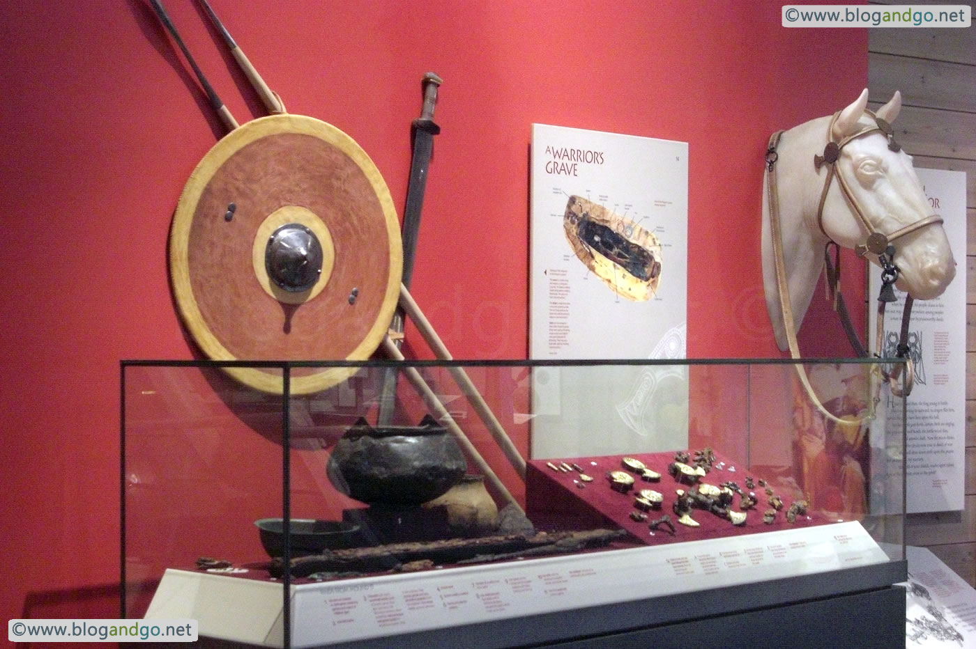 Sutton Hoo - Mound 17, The Equestrian Grave exhibition
